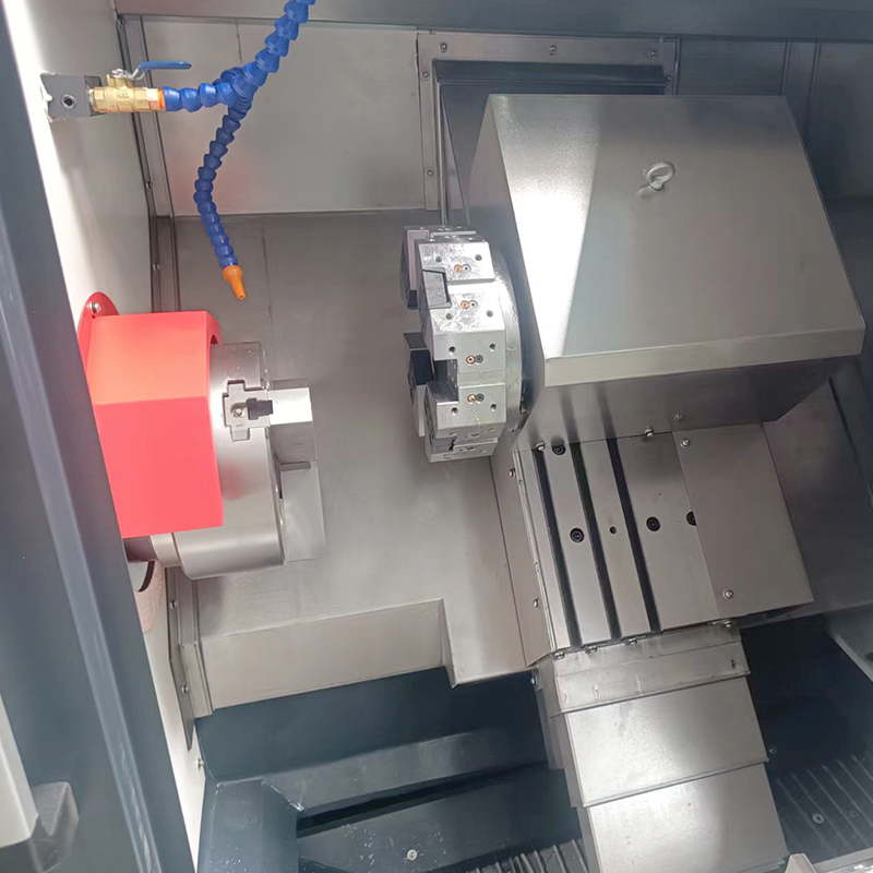 Small CNC Slant Bed Lathe Mini 45 Degree Bed CNC Lathe