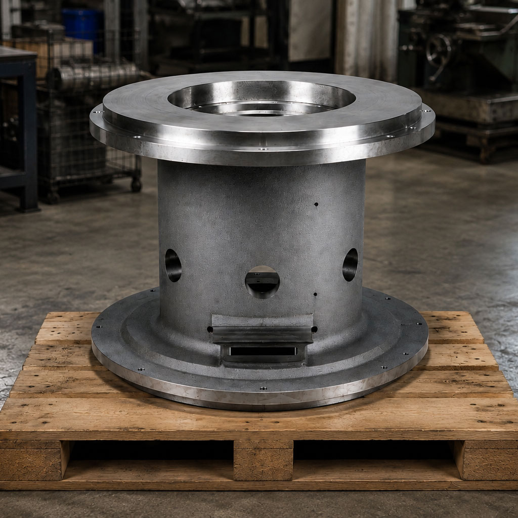 Vertical Lathe Machining Service for Large Diameter Parts Heavy Duty CNC Machining up to 1600mm High Precision Spares Parts