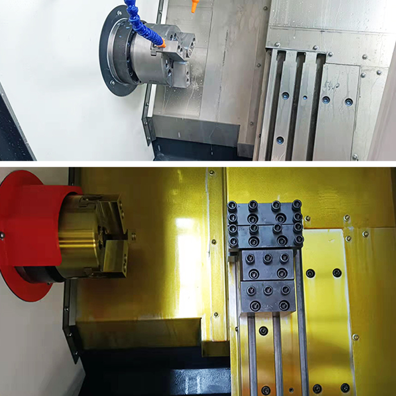 Small CNC Slant Bed Lathe Mini 45 Degree Bed CNC Lathe