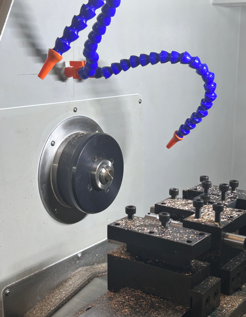 HS-20A Mini Benchtop Horizontal CNC Lathe with Fanuc Control High Precision Gang Tool Machine for Precision Turning