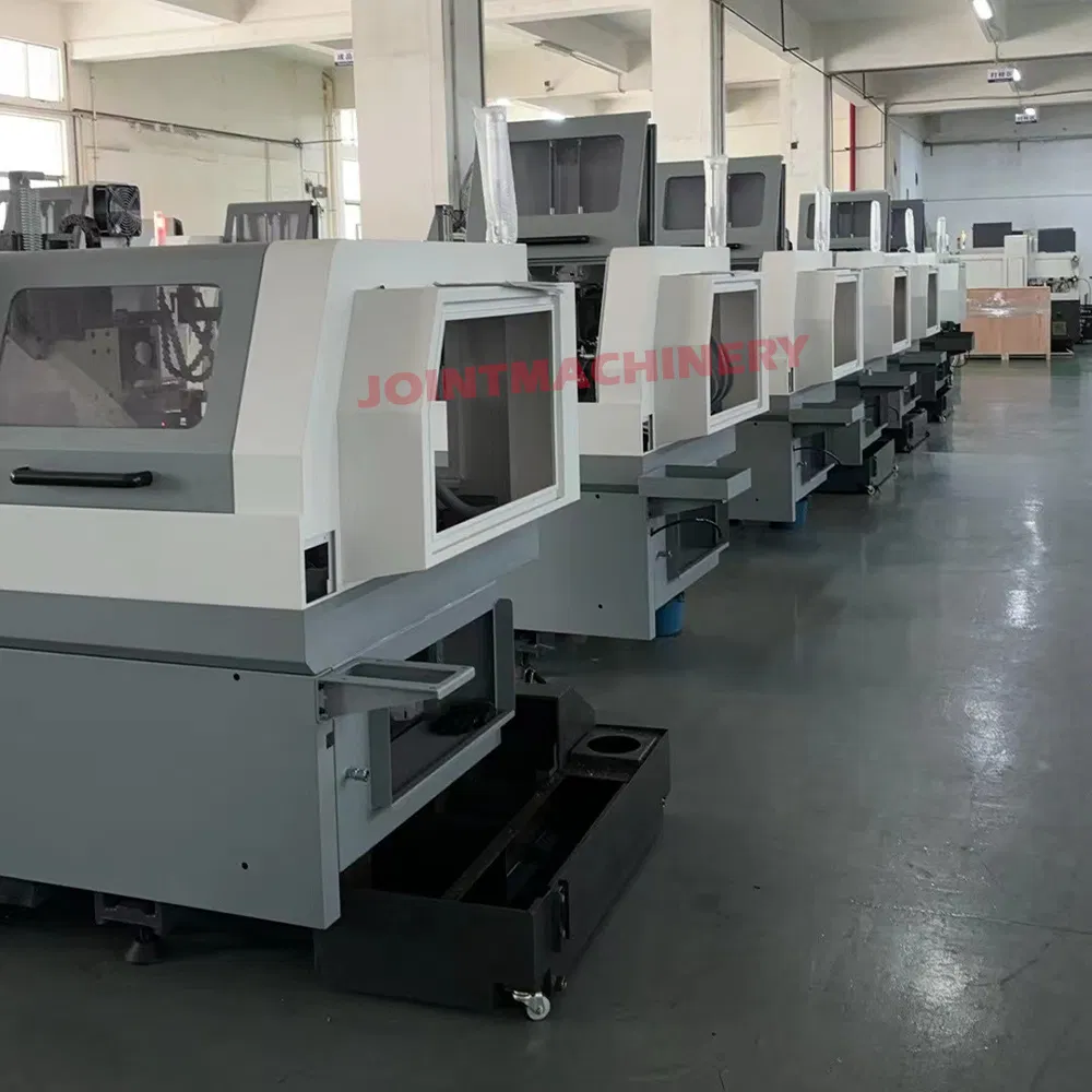 High Precision Swiss Type Twin Spindle Automatic CNC Turning Lathe Machine Slm386-1