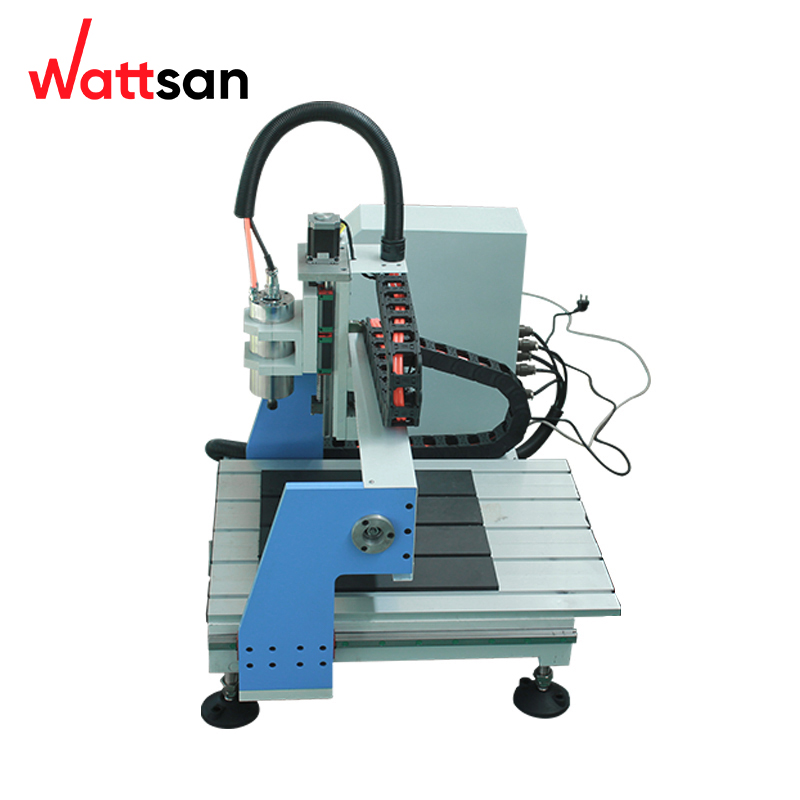 Wattsan 0404 Mini 1.5KW Desktop Business CNC Milling Engraving Cutting Machine Mini Table Router for Wood DSP Control Motor