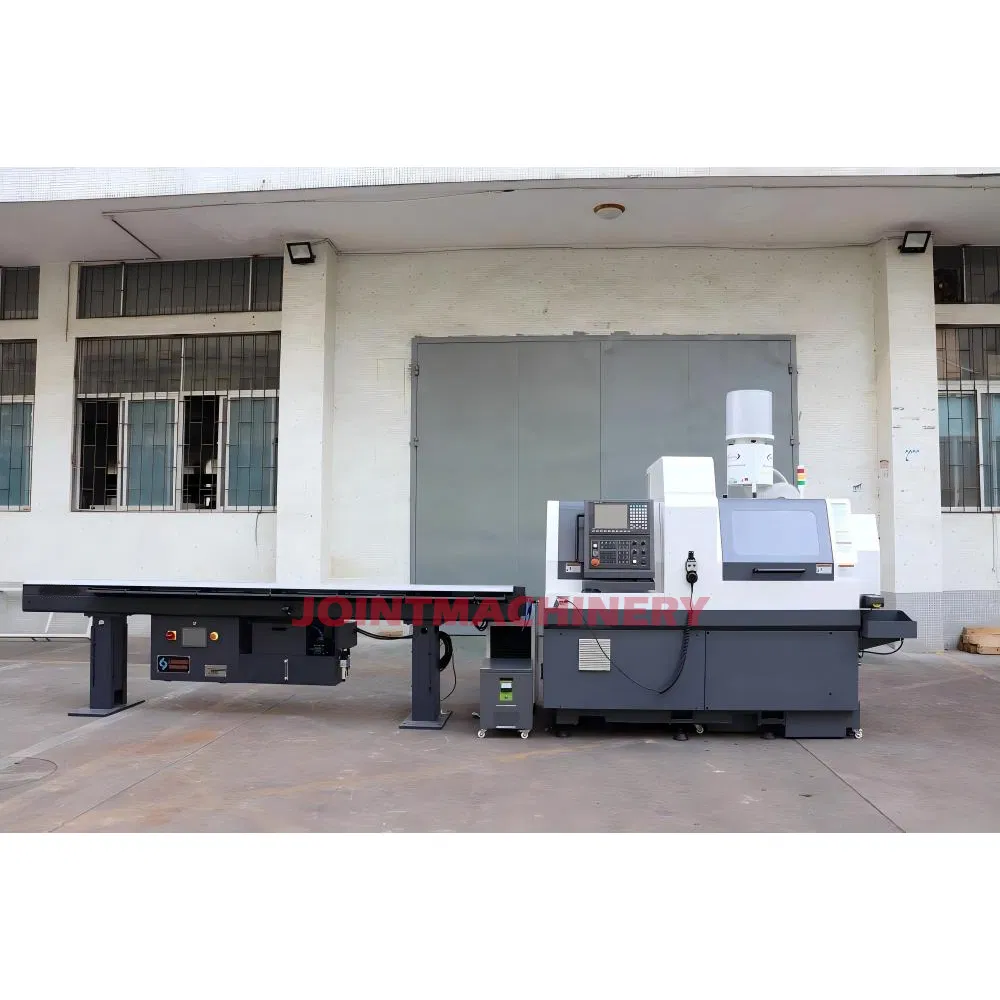 High Precision Swiss Type Twin Spindle Automatic CNC Turning Lathe Machine Slm386-1