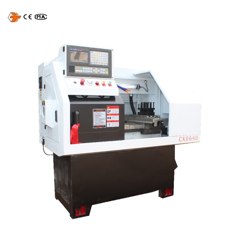 CK0640 Flat Bed Metal Machining Horizontal Standard Gang Cutter CNC Lathe Machine