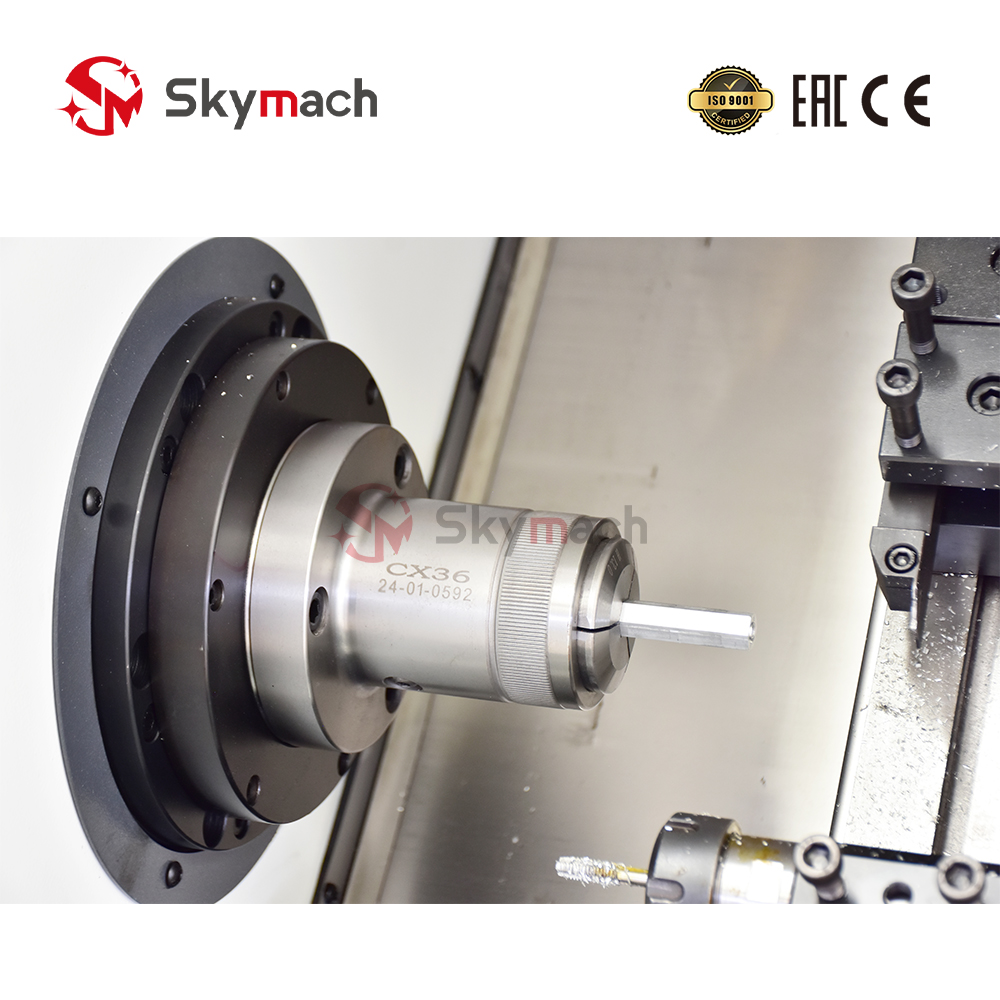 TCK400 Slant Bed CNC Lathe with Gang Type Tool Holder Small Cnc Turning Machine with Fanuc siemens mitsubishi