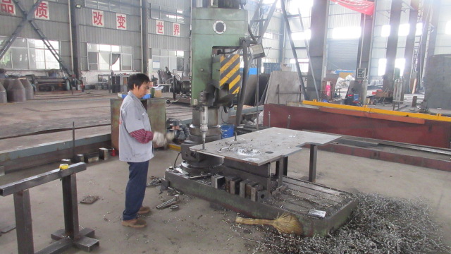 Industrial drilling machine quality control and dimensional verification at AcuTek