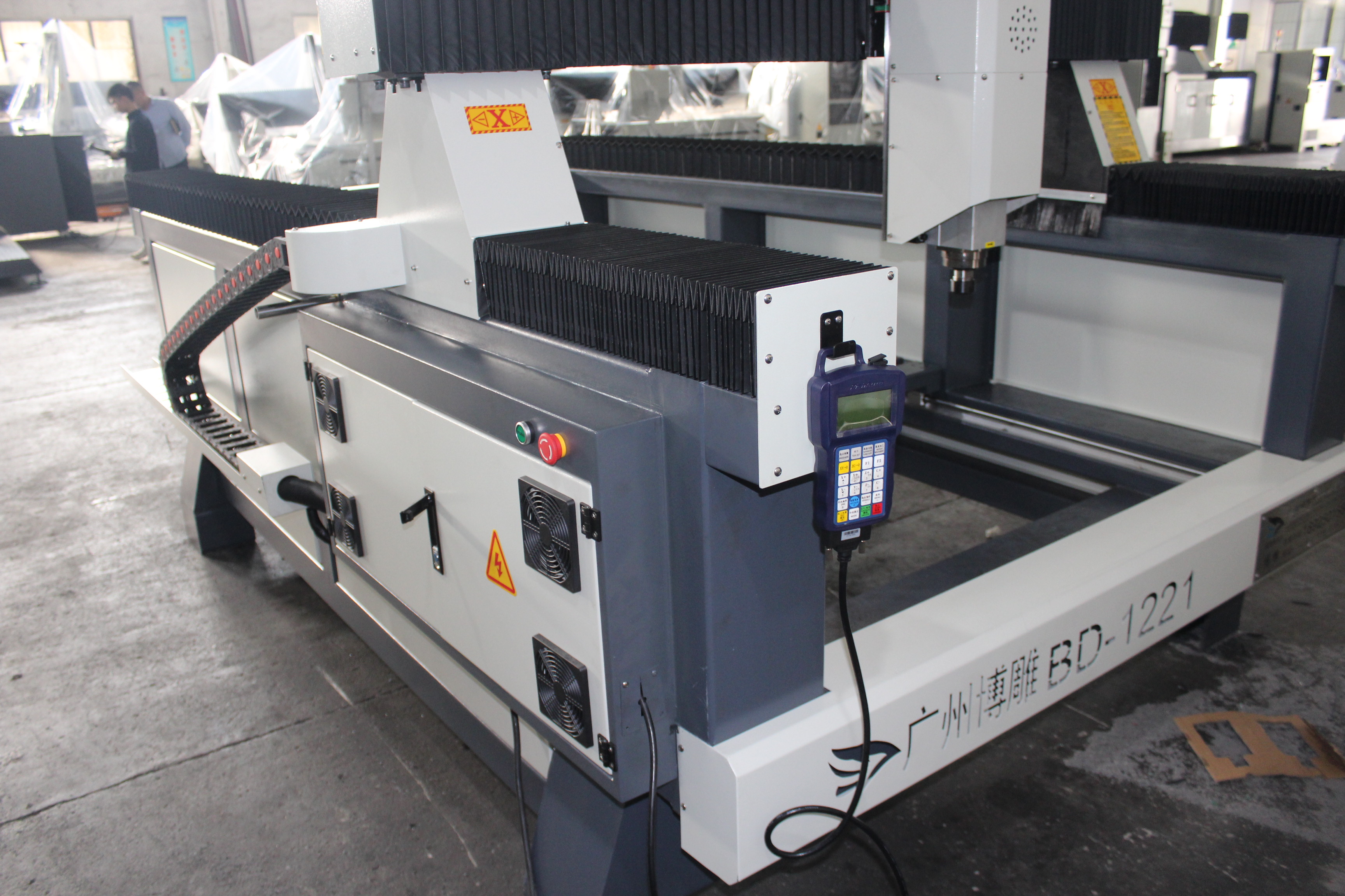 BD-1221 Large 4-Axis Gantry CNC Foam Engraving Milling Machine High Precision High-Speed Syntec Control Heavy Duty Single