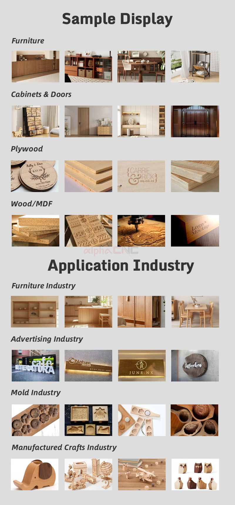 Woodworking Samples