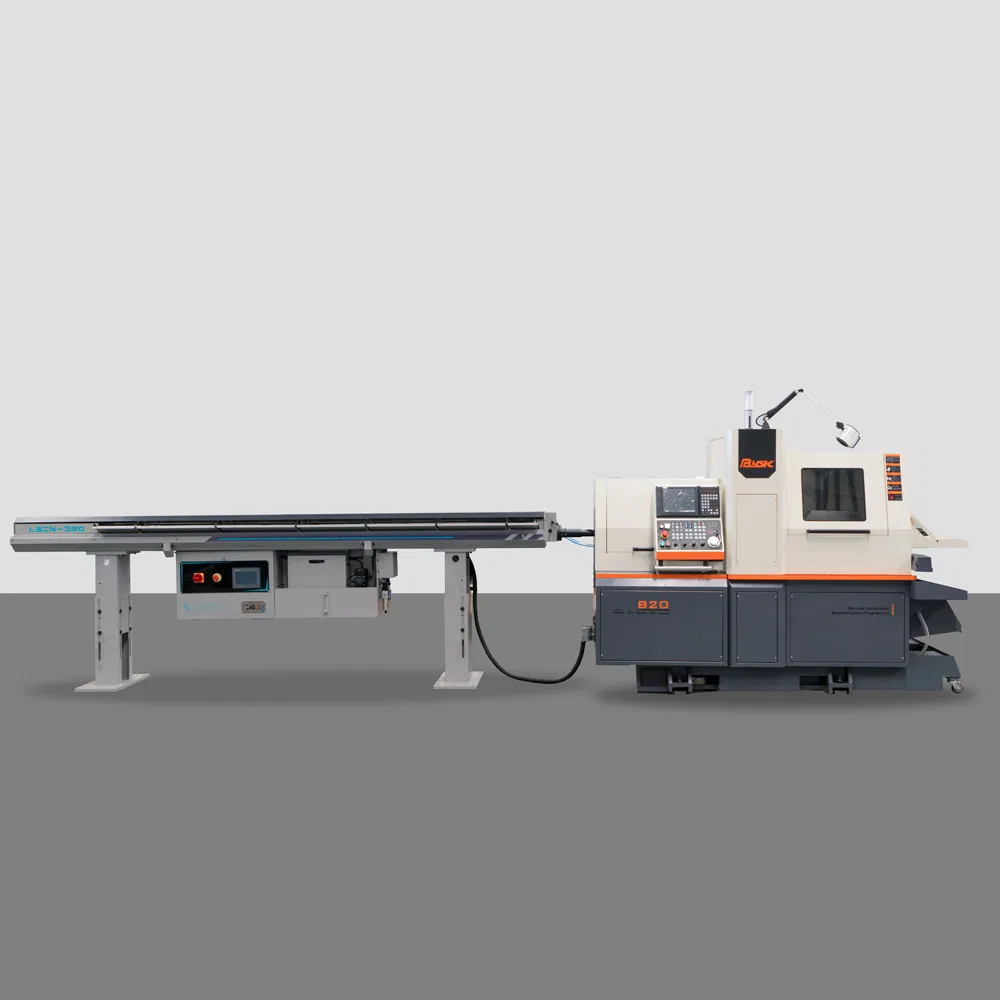 New Tech B20 Sub Spindle CNC Swiss Type 5 Axis Lathe Machine