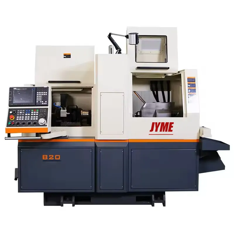 5 Axis CNC Lathe Machine B20 Dual Spindle Swiss Type CNC Lathe for Pin