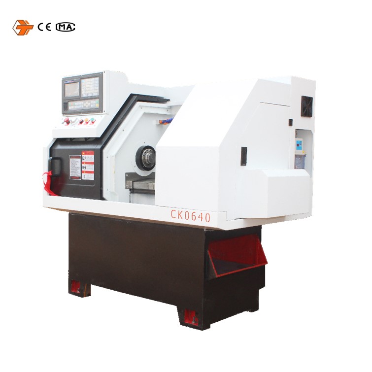 CK0640 Flat Bed Metal Machining Horizontal Standard Gang Cutter CNC Lathe Machine