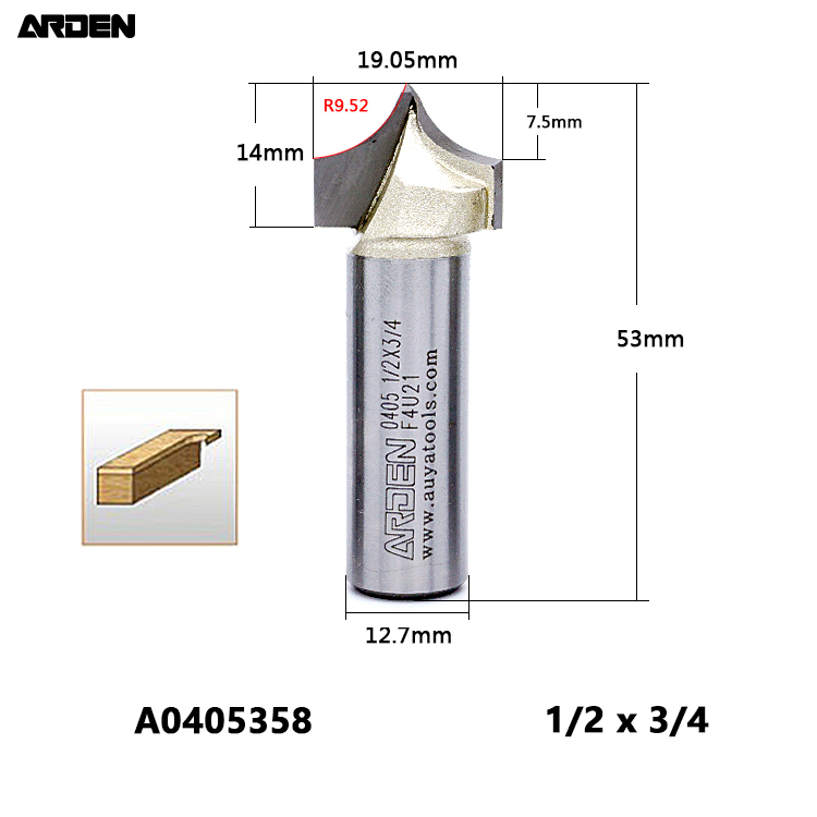 Carbide V Groove Router Bit CNC Engraving Cutter For Wood Carving And Sign Making