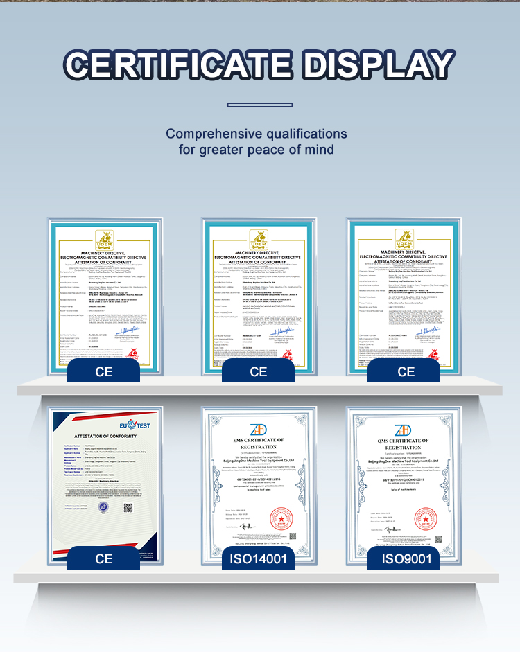 Certification document 1