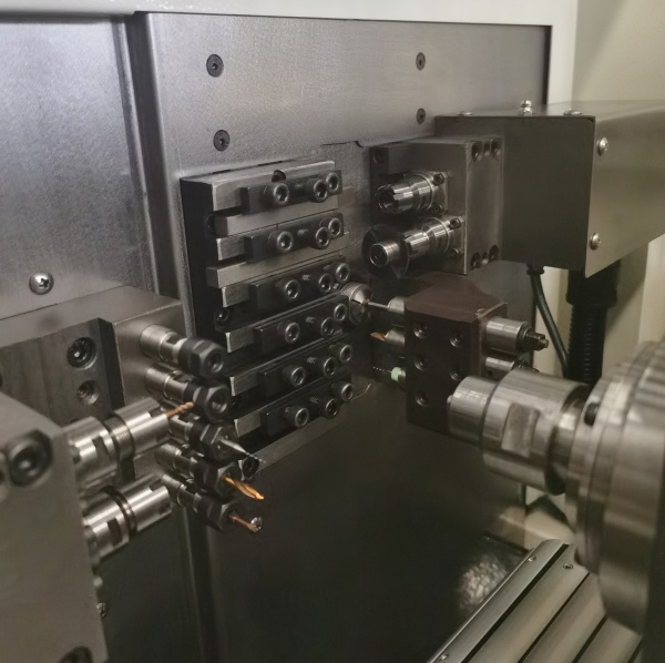 2026 Swiss Type 6axis CNC Lathe B07 Dual Spindle Sliding Headstock Machine