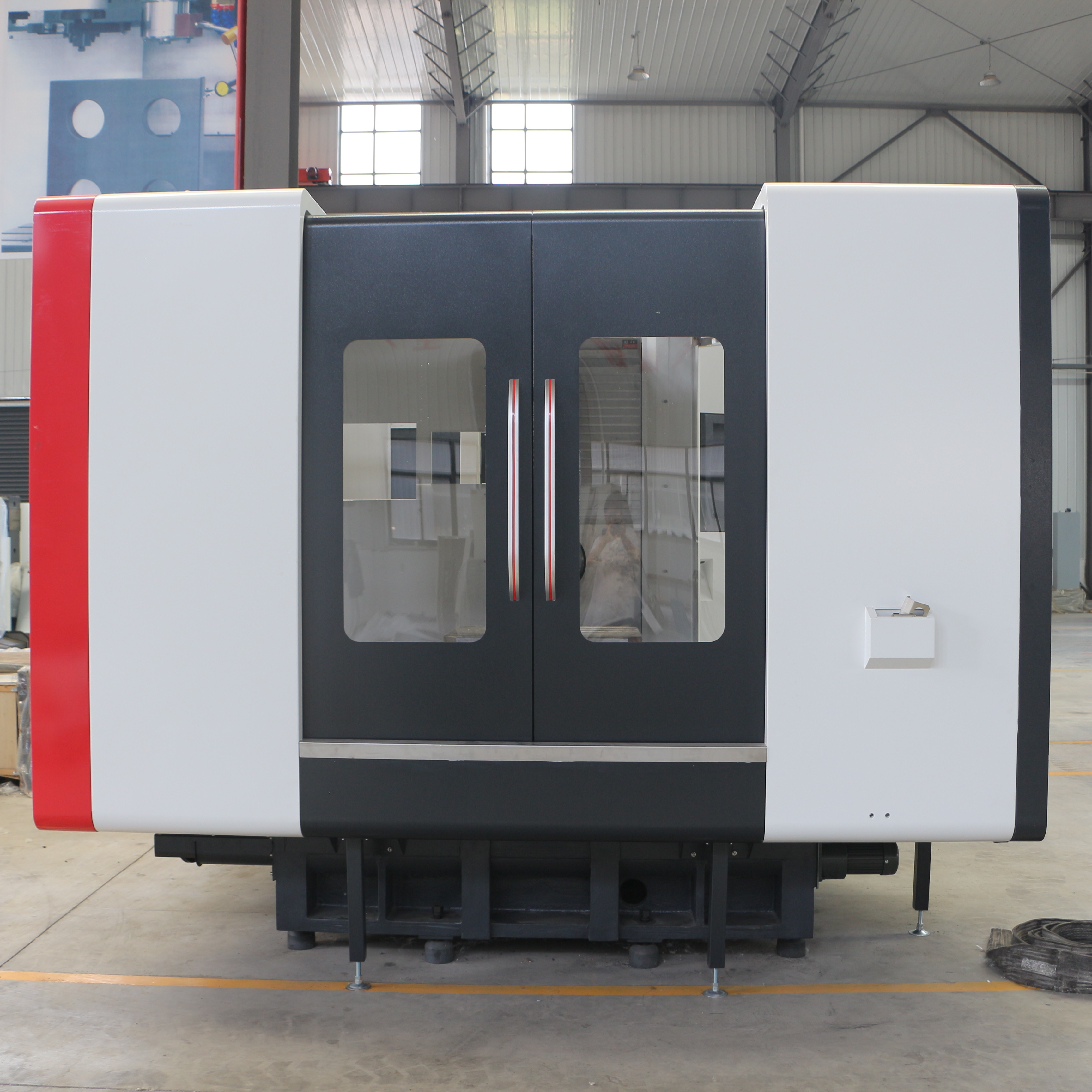 High Quality Fanuc CNC Heavy Duty Horizontal Machining Center HMC630 Single Spindle Flat Bed Lathe Metal Milling Machine