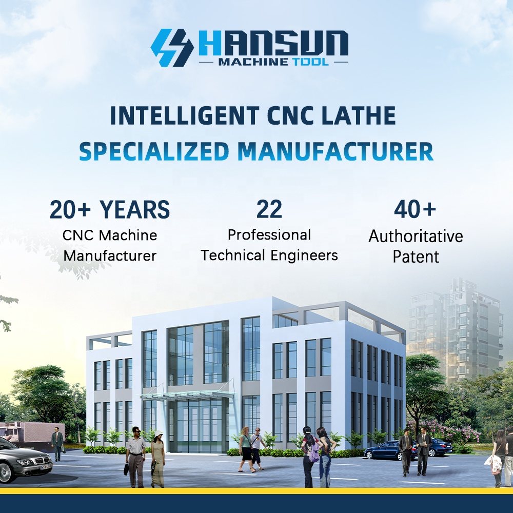 HS-20A Mini Benchtop Horizontal CNC Lathe with Fanuc Control High Precision Gang Tool Machine for Precision Turning