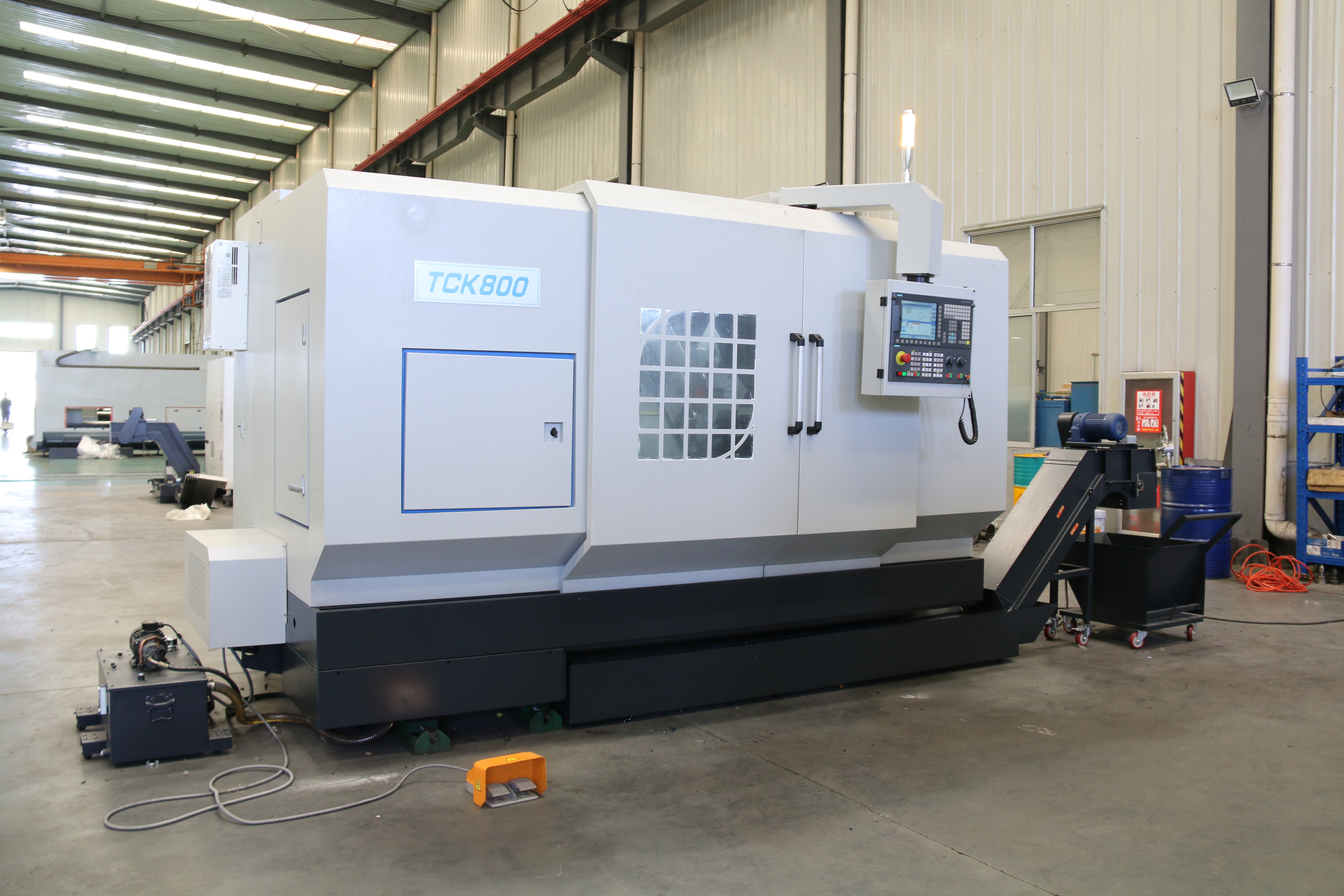 High Quality Cnc Lathe Stainless Machine TCK500 TCK630 TCK800 Machine Lathe Cnc Slant Bed With Caxis Live Milling