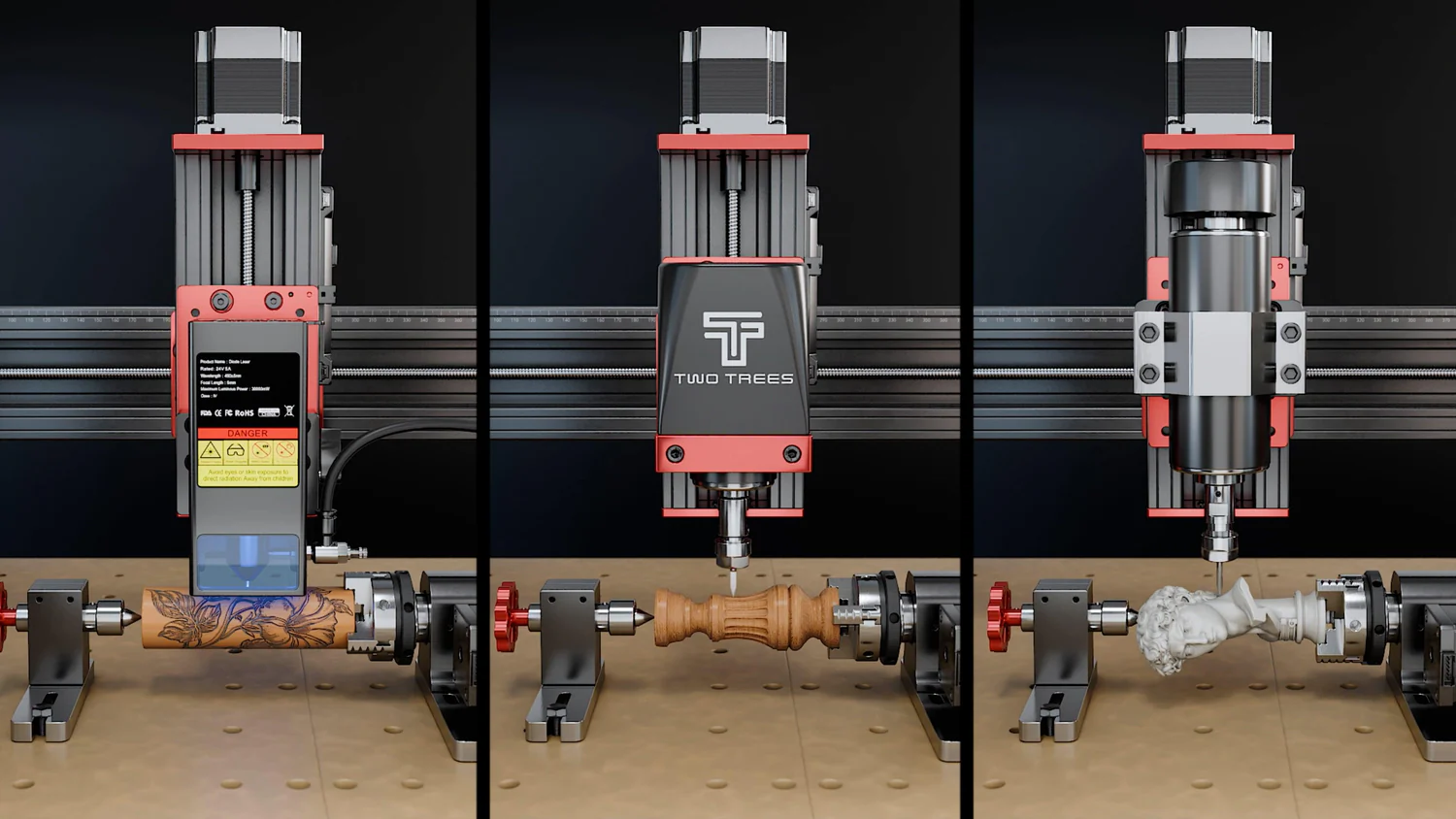 Swap Between Spindle and Laser
