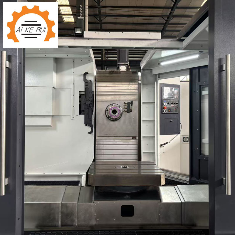 HMC800/TH80 Horizontal Automatic CNC Machining Center 24-Tool Storage System 6000 RPM BT50 Spindle Fanuc Controlled 24-Tool