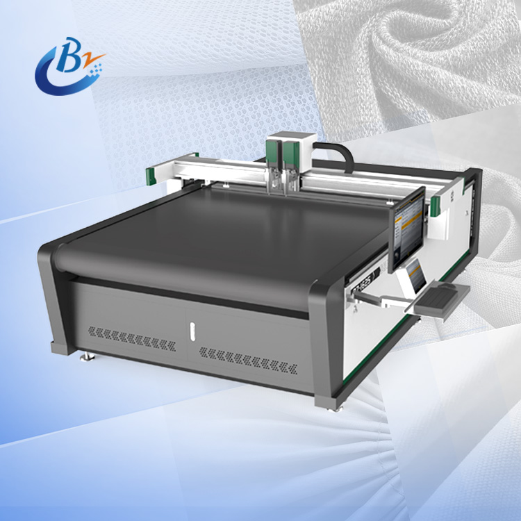 Industrial Automatic Feed CNC Fabric Textile Cutting Machine Of Mass Production Solution