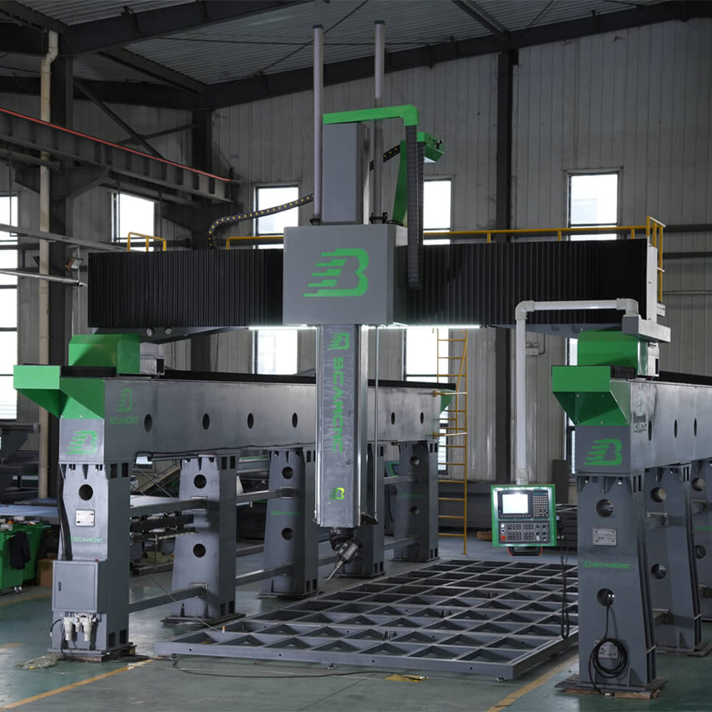 Multi-Purpose 5-Axis CNC Router Machine with Japan Yaskawa Motor and Syntec Control for Plastic Molds and Solid Wood Inlay Work