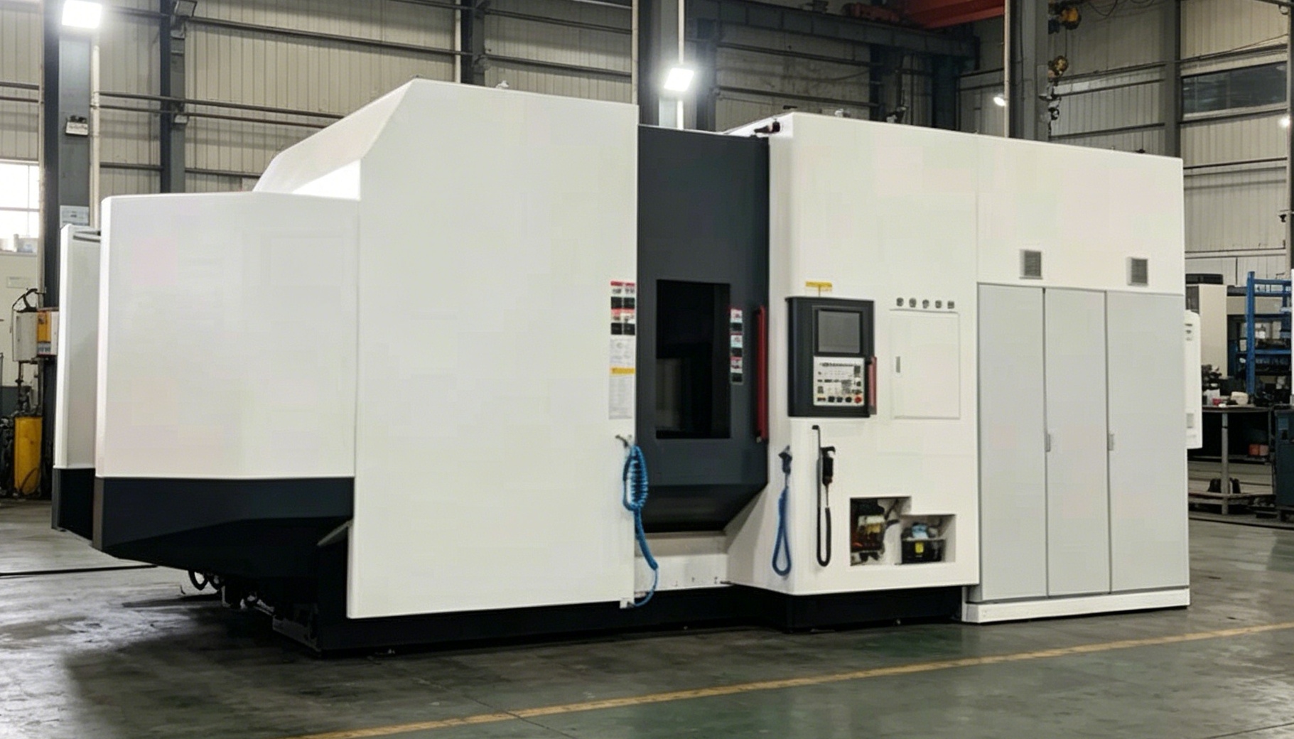 YH6380VI Automatic 5-Axis Horizontal CNC Machining Center High-Rigidity CNC Milling Machine for Steel, Titanium Alloy Processing