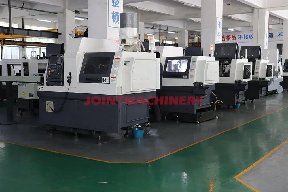 High Precision Swiss Type Twin Spindle Automatic CNC Turning Lathe Machine Slm386-1