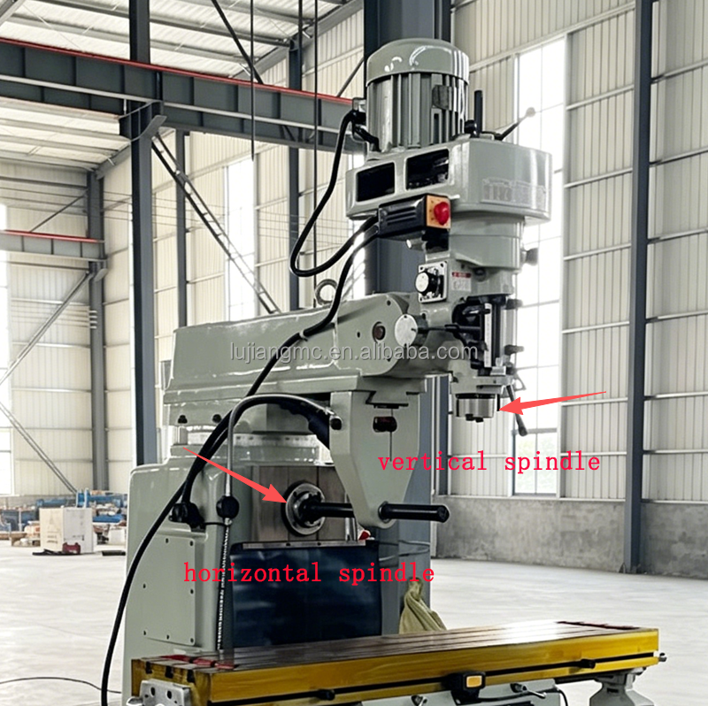Hot Sale 5H Turret Milling Machine Vertical Universal Continuously Variable Speed Heavy Duty Multifunctional Milling Machine