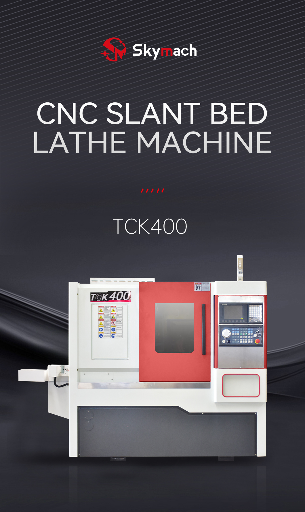 TCK400 CNC Slant Bed Lathe Machine Overview