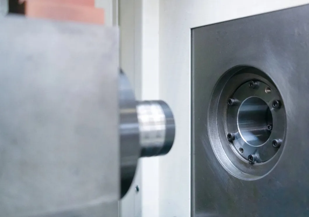 CNC Lathe Operating View