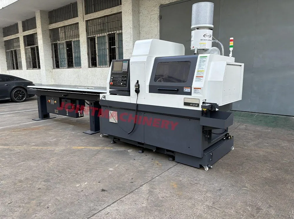 High Precision Swiss Type Twin Spindle Automatic CNC Turning Lathe Machine Slm386-1