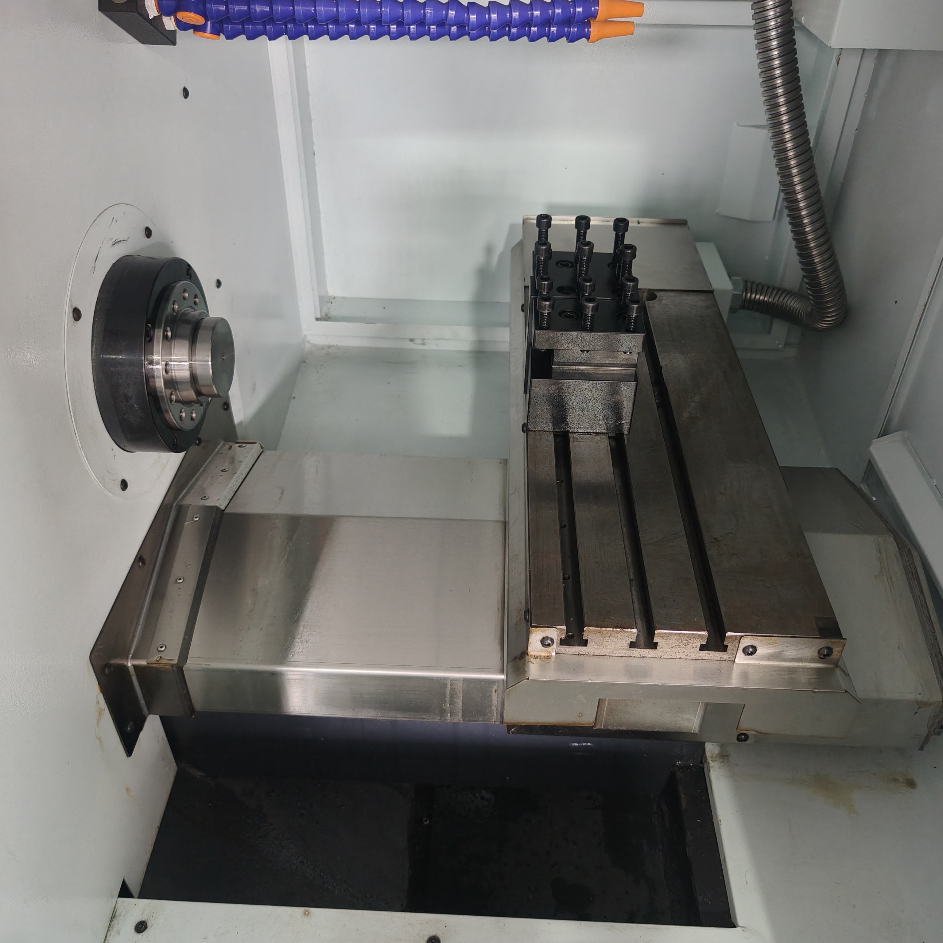3 Axis / 4 Axis CNC Swiss Turning Center With Live Tooling For Complex Parts