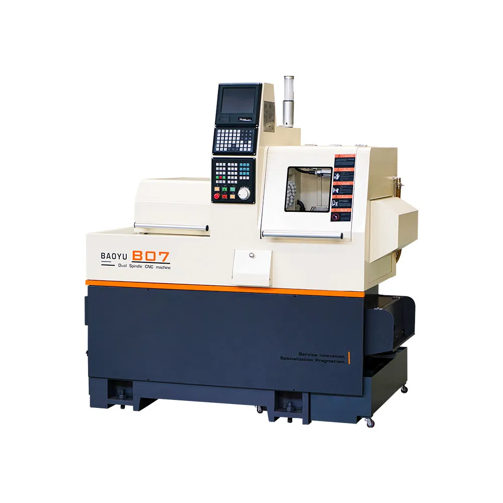 2026 Swiss Type 6axis CNC Lathe B07 Dual Spindle Sliding Headstock Machine