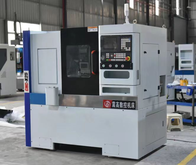3 Axis / 4 Axis CNC Swiss Turning Center With Live Tooling For Complex Parts
