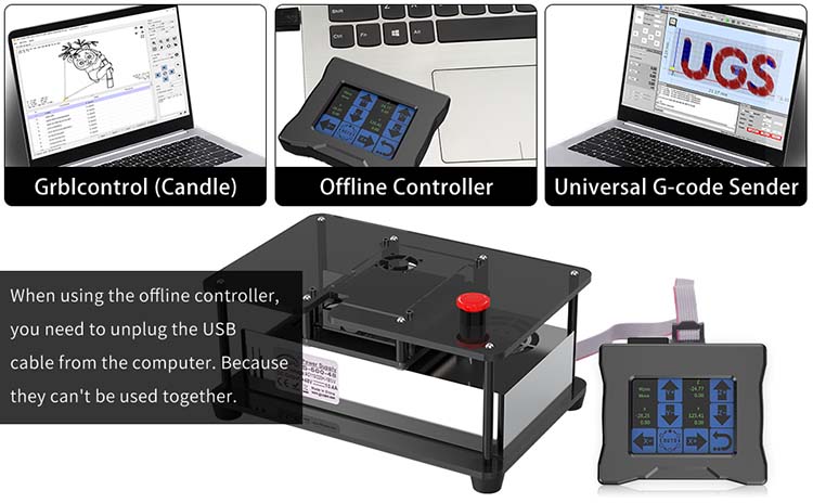 CNC 4540 system display details