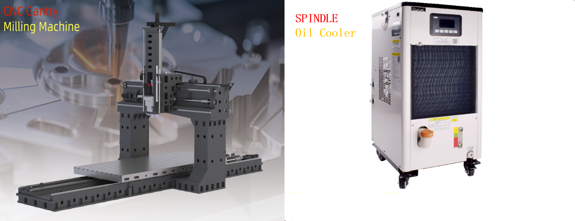 Heavy Duty 3 Axis Gantry Milling Machine Construction