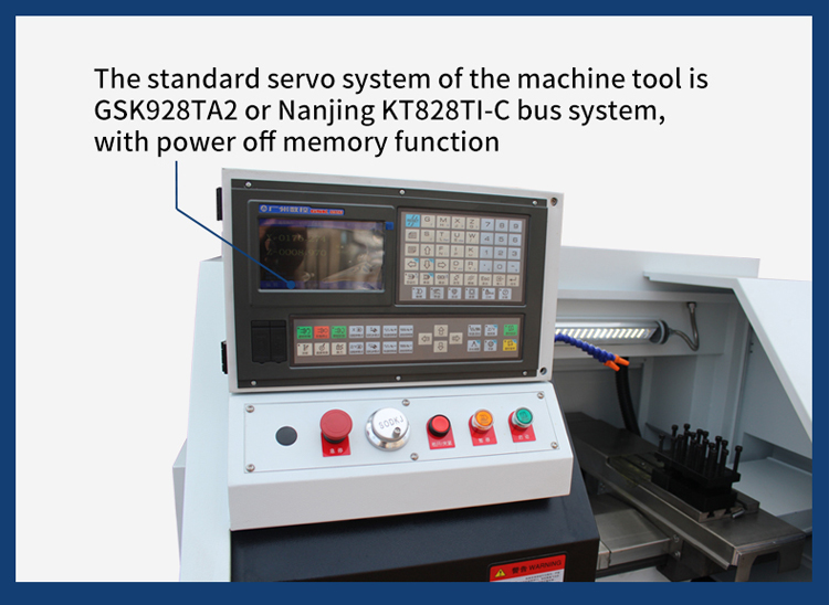 CK0640 Flat Bed Metal Machining Horizontal Standard Gang Cutter CNC Lathe Machine