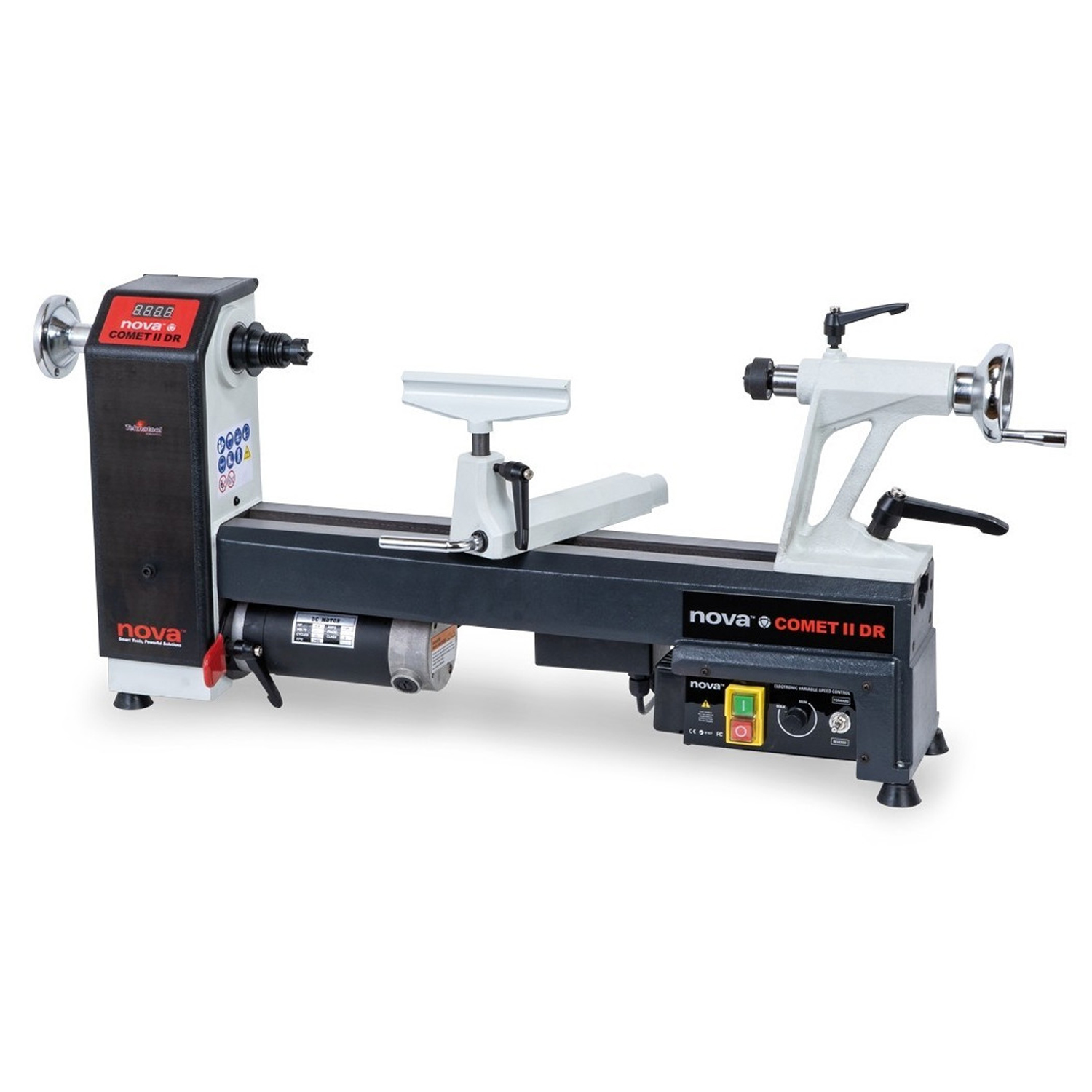 NOVA COMET II DR MIDI 12"x16.5" Variable Speed Benchtop Wood Lathe Machine With NOVA G3 Chuck