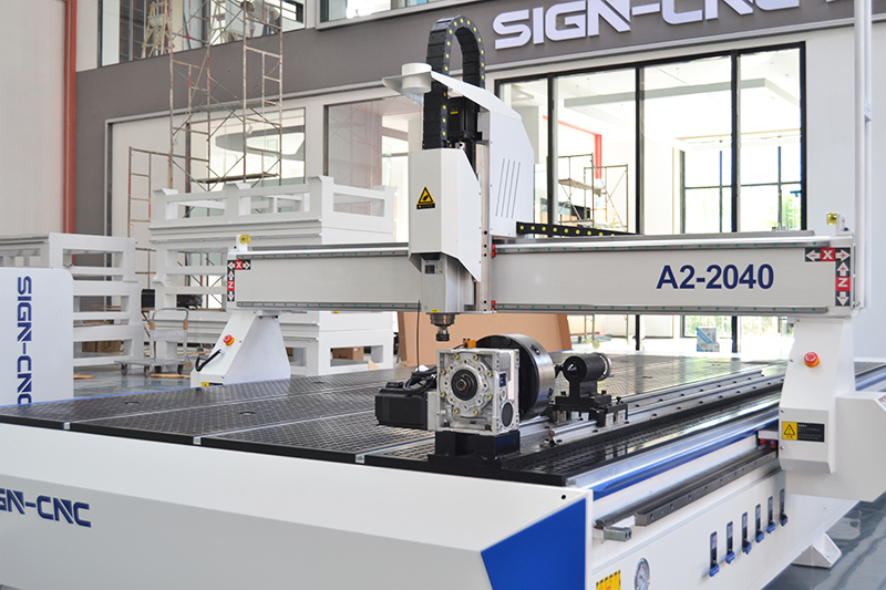 SIGN 2040 2140 2141 High Speed Wood Door Cutting Milling Drilling Machinery Woodworking 3 Axis CNC Router Machine for Sale