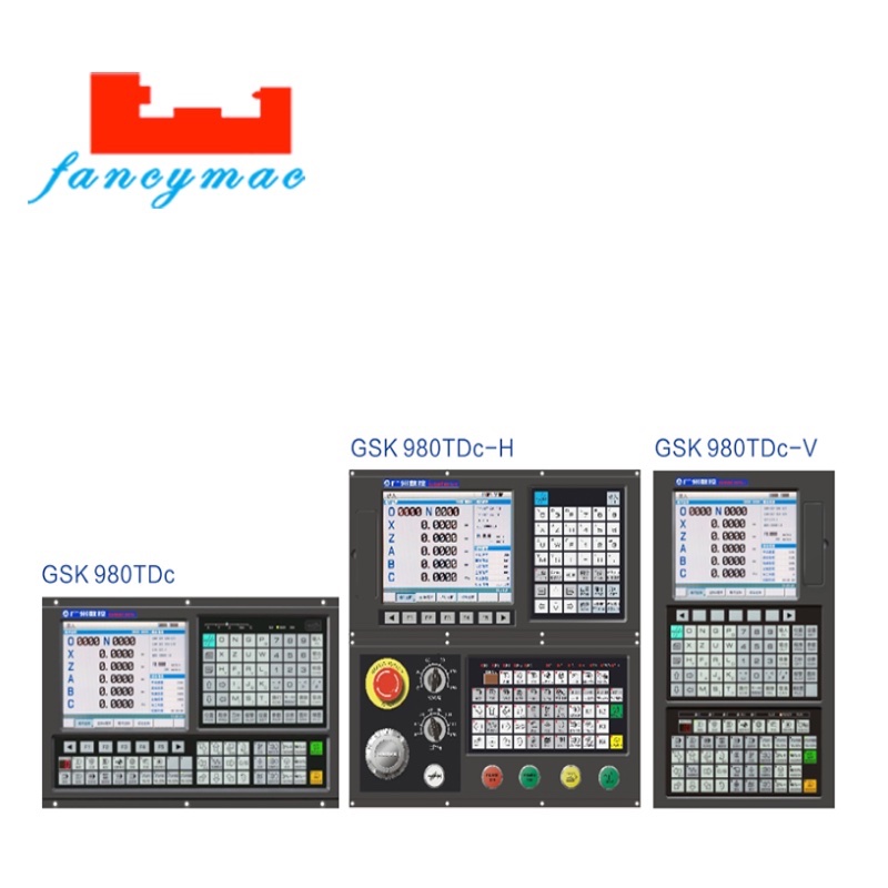 GSK GSK980TDc-H 5-Axis CNC Turning Machine System | Lathe Control Polygon Turning Turn-Mill Compounding 0.1m Accuracy 8.4" LCD