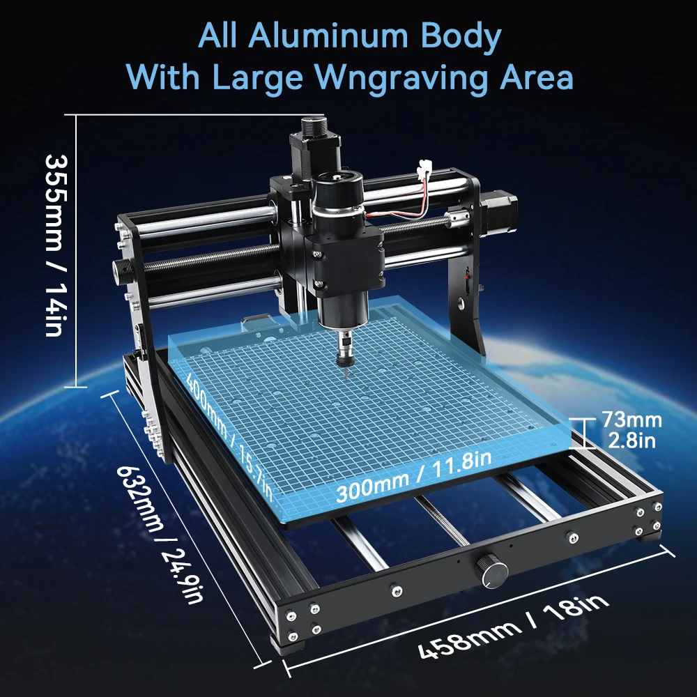 High Precision 4030Pro DIY CNC Router Machine Desktop Mini CNC for Cutting Milling with Offline Controller