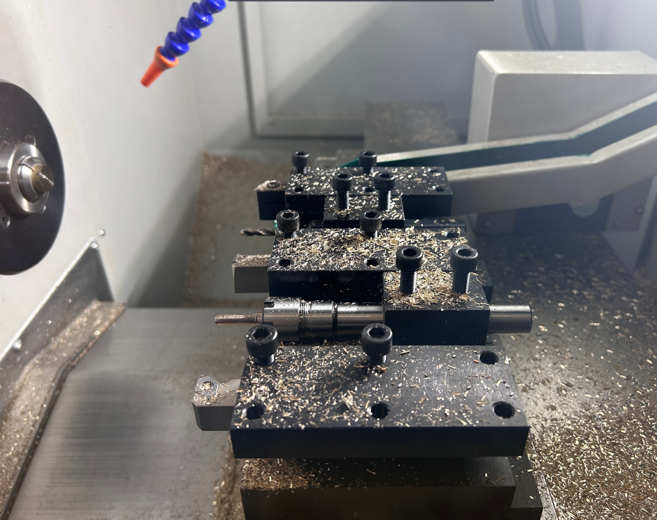 HS-20A Mini Benchtop Horizontal CNC Lathe with Fanuc Control High Precision Gang Tool Machine for Precision Turning