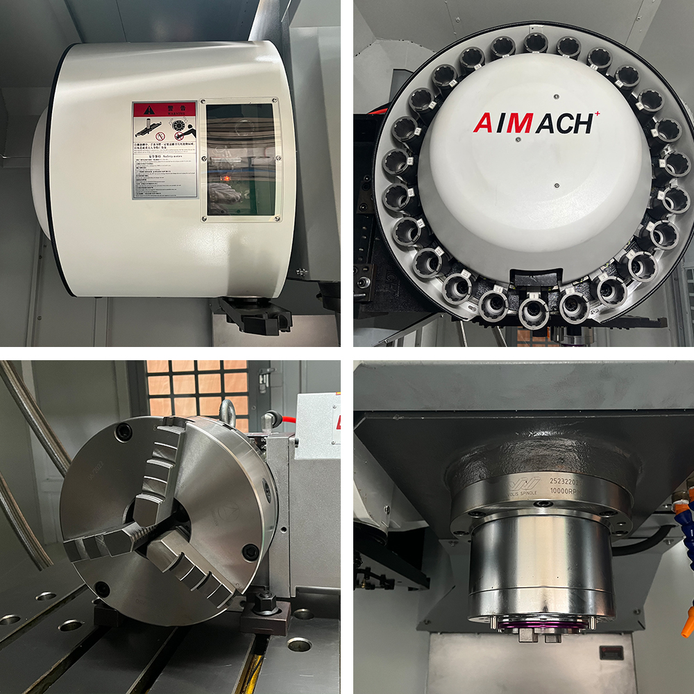 DRC VMC855 5-Axis CNC Vertical Machining Center Single Spindle BT40 GSK Motor 0.005mm Repeatability Heavy Duty High-Accuracy CE