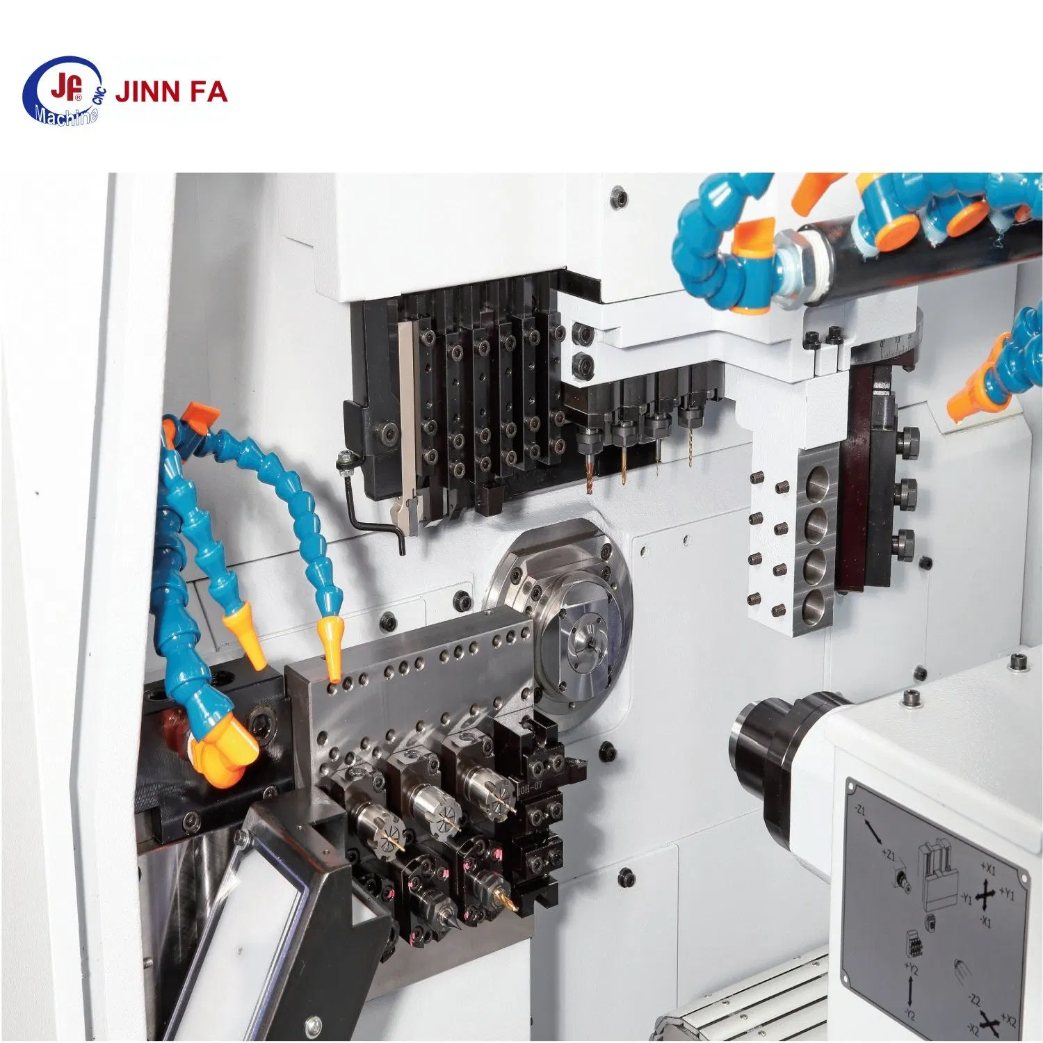 JINN FA &nbsp;JSL-12RB Swiss Type CNC Lathe &nbsp;use for 12mm diameter parts