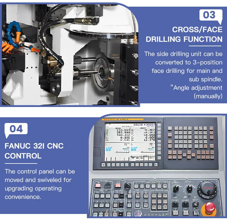 Precision Swiss Type CNC Lathe Machine - Jsl- 20rb Model