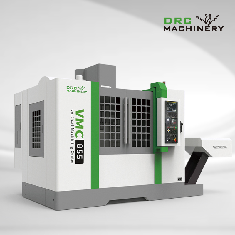 DRC VMC855 5-Axis CNC Vertical Machining Center Single Spindle BT40 GSK Motor 0.005mm Repeatability Heavy Duty High-Accuracy CE