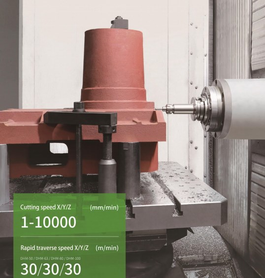 High Performance CNC Horizontal Machining Centers 4 Axis Horizontal Milling Machine Machining Centre
