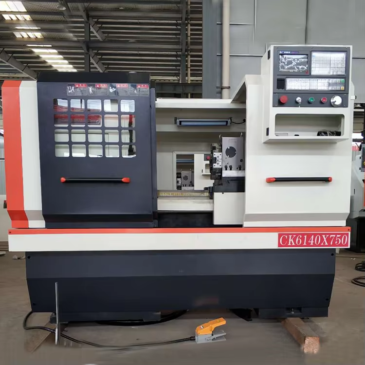 Customized High Quality Horizontal Lathe CK6140 Wheel Repair CNC Diamond Cutting Machine Alloy Wheel Repair Lathe