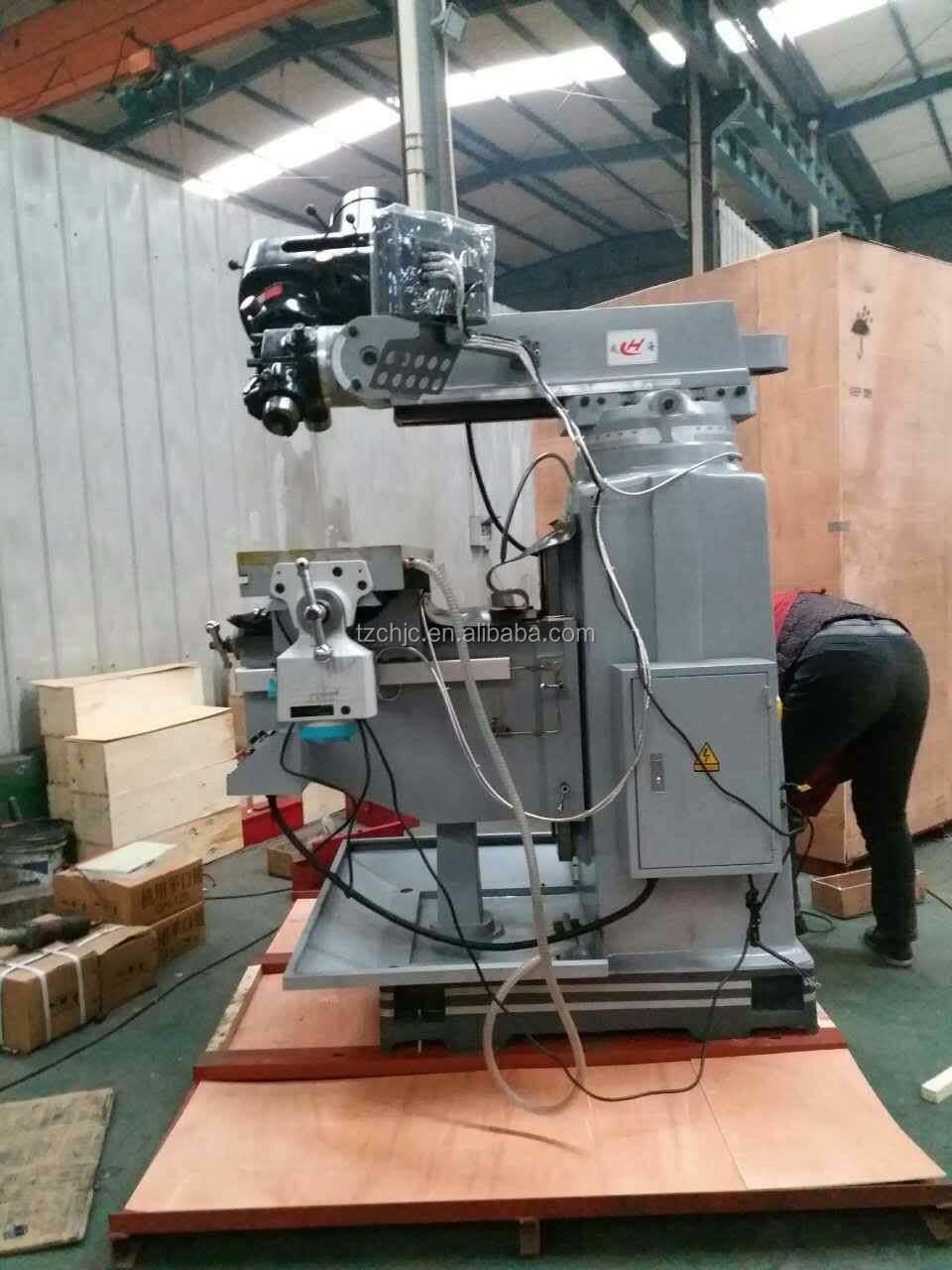 High Speed 5HP Motor Universal Conventional Turret Milling Machine 5H