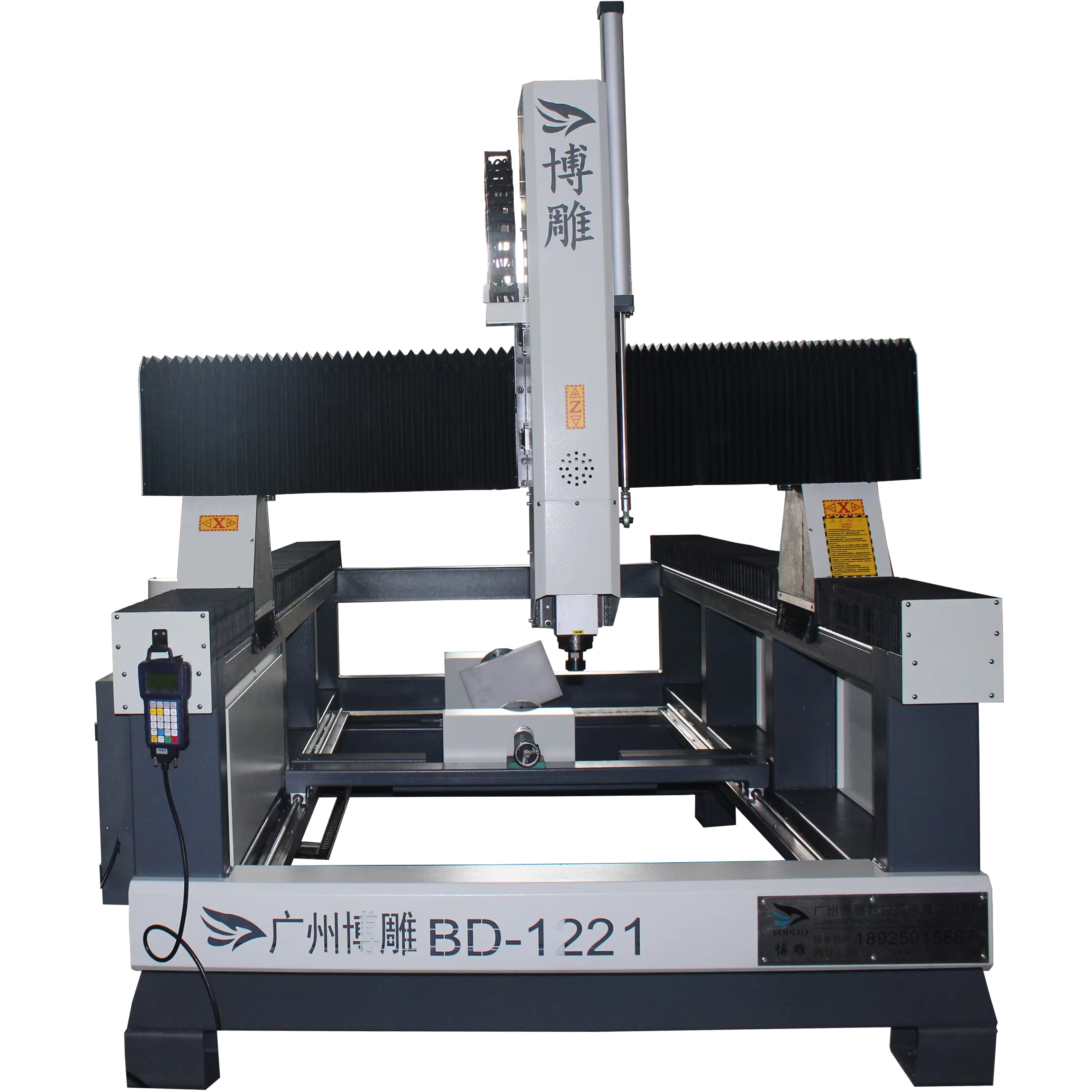 BD-1221 Large 4-Axis Gantry CNC Foam Engraving Milling Machine High Precision High-Speed Syntec Control Heavy Duty Single